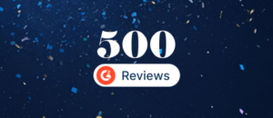 Celebrating a Milestone 500 Reviews on G2!