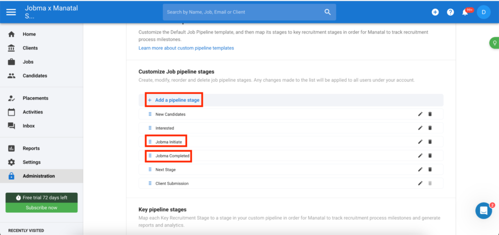 Manatal integration guide step 10