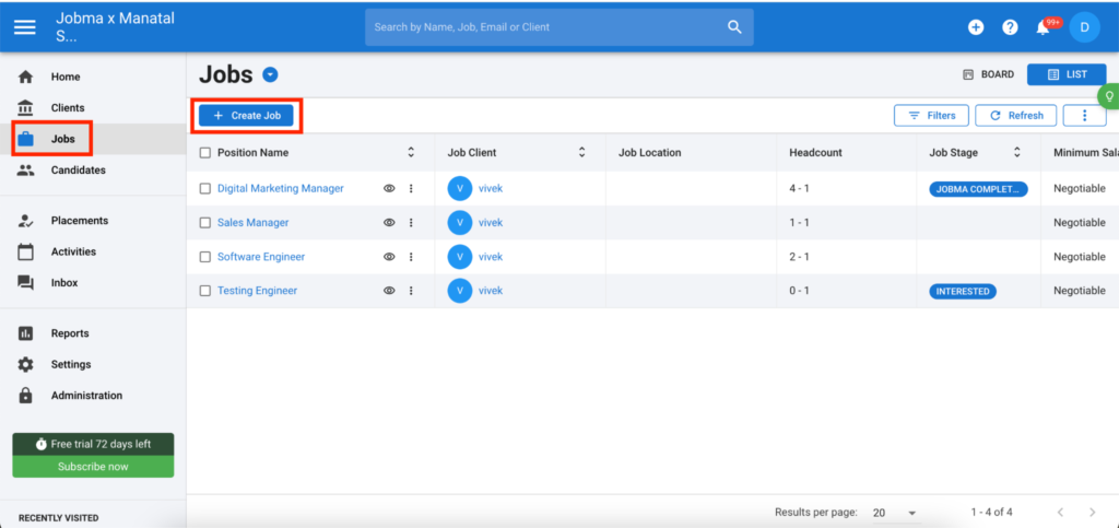 Manatal integration guide step 11