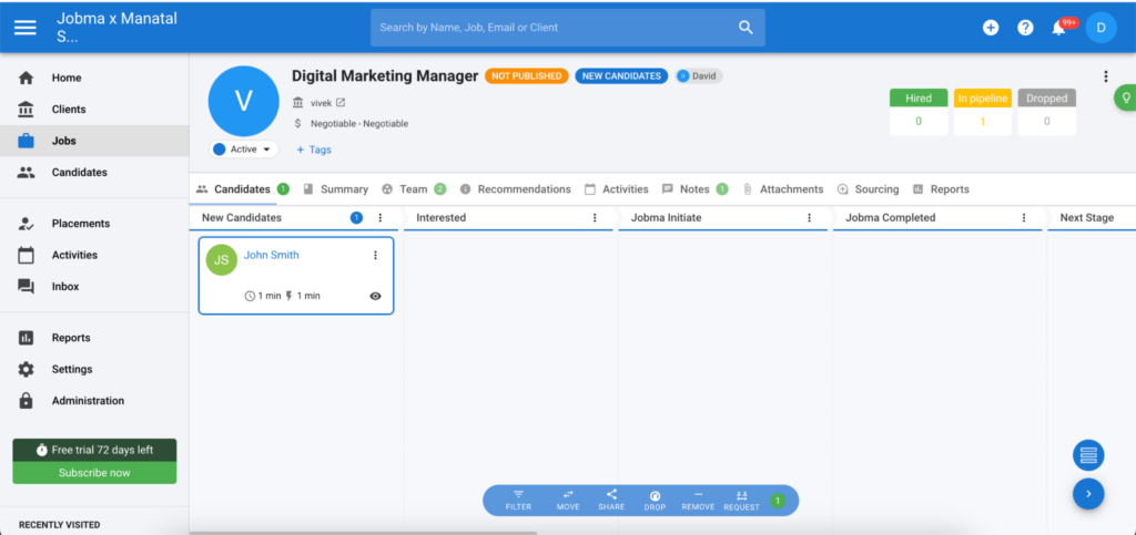 Manatal integration guide step 13